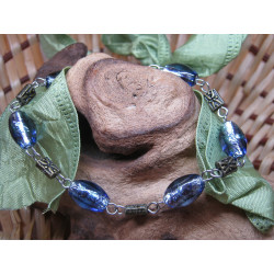 Bracelet - glass beads with...